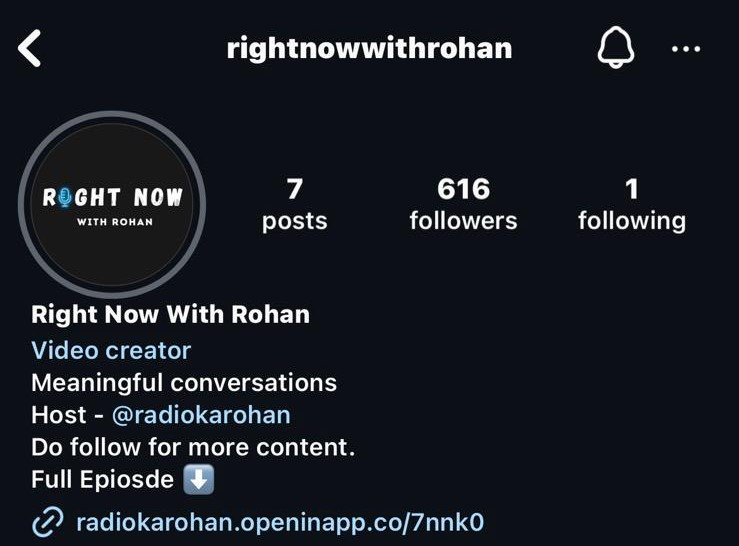 0 → 100k+ Followers on Instagram - Before